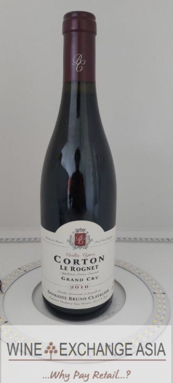 Domaine Bruno Clavelier Corton Rognet VV Grand Cru 2010 - WAS: $420+ (image for) Domaine Bruno Clavelier Corton Rognet VV Grand Cru 2010 - WAS: $420+